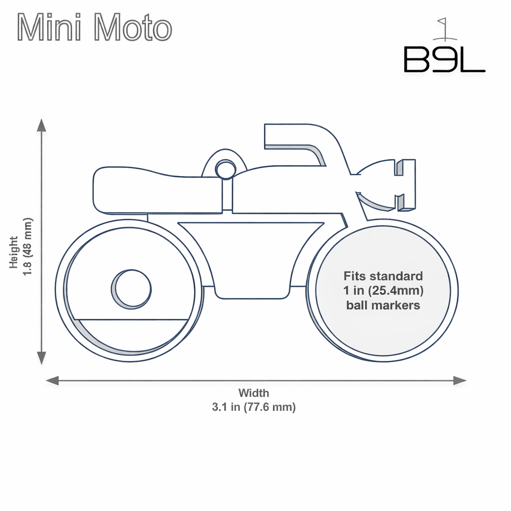 Mini Moto MarkLock | Magnetic Ball Marker Holder