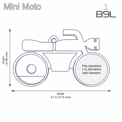 Mini Moto MarkLock | Magnetic Ball Marker Holder